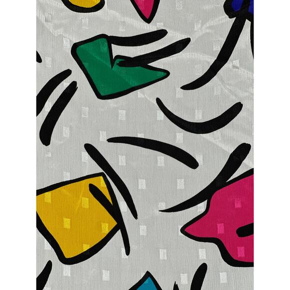 Colorful Abstract Button Down Shirt - Picture 4 of 9